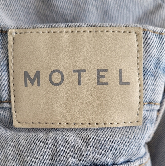 Motel Denim 2 toned Jeans Sz M - Picture 5 of 7